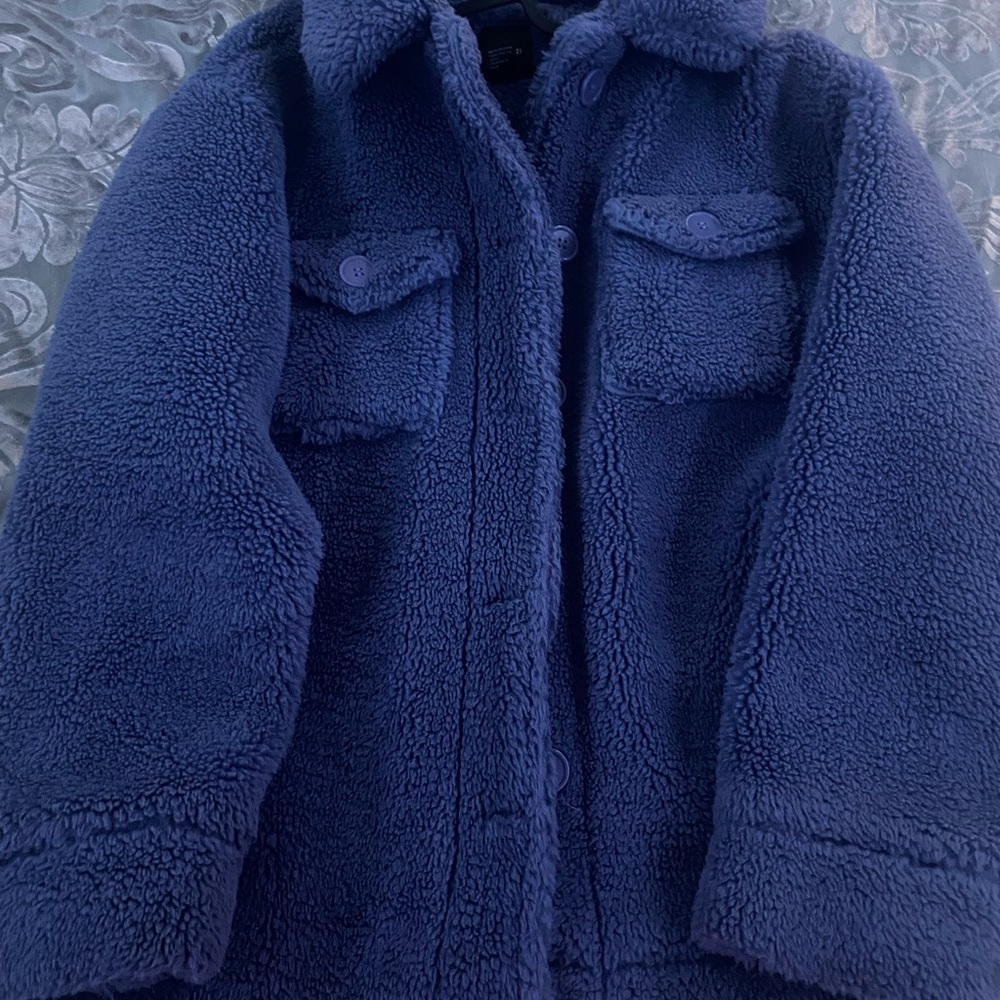 Blue large very warm jacket